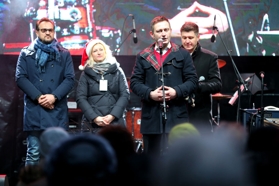 Wiceprezydent Warszawy podzielił się opłatkiem