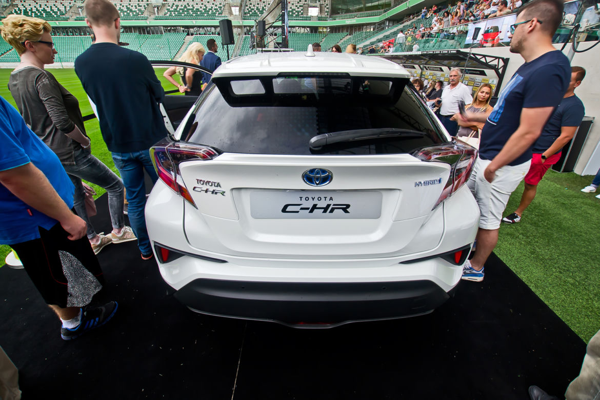Toyota C-HR, prezentacja Stadion Legii