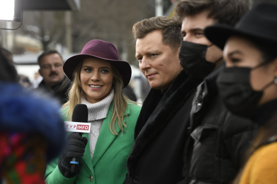 Gwiazdy TVP przyjechały pociągiem do Zakopanego