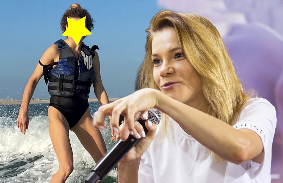 Maja Bohosiewicz drwi z internautów?! W tle Piotr Rubik i jej siostra, Sonia 