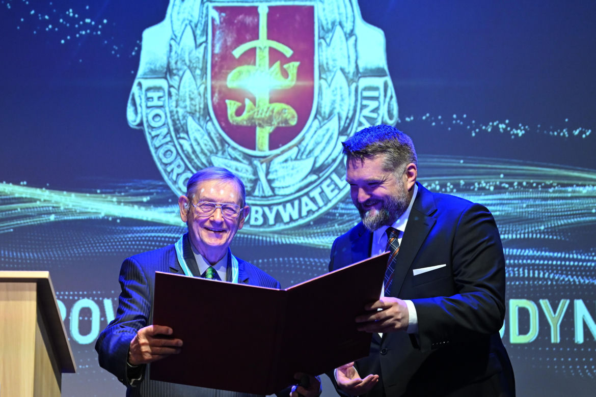 Norman Davis otrzymał tytuł honorowego obywatela Gdyni