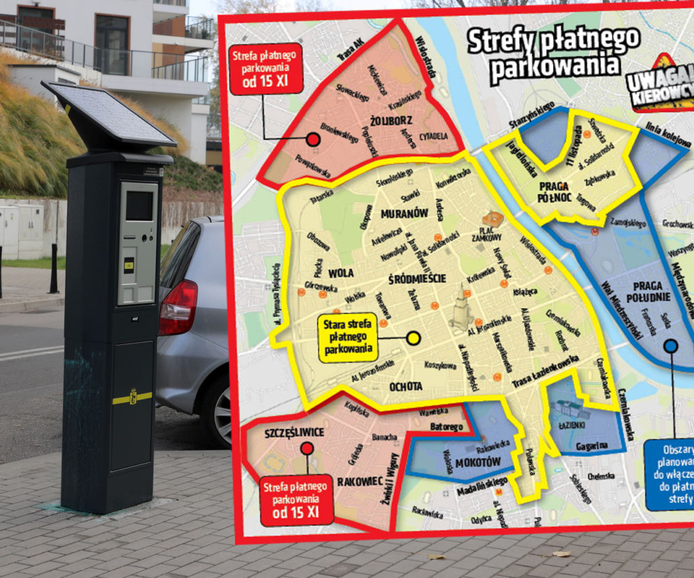 Parkometry w Warszawie
