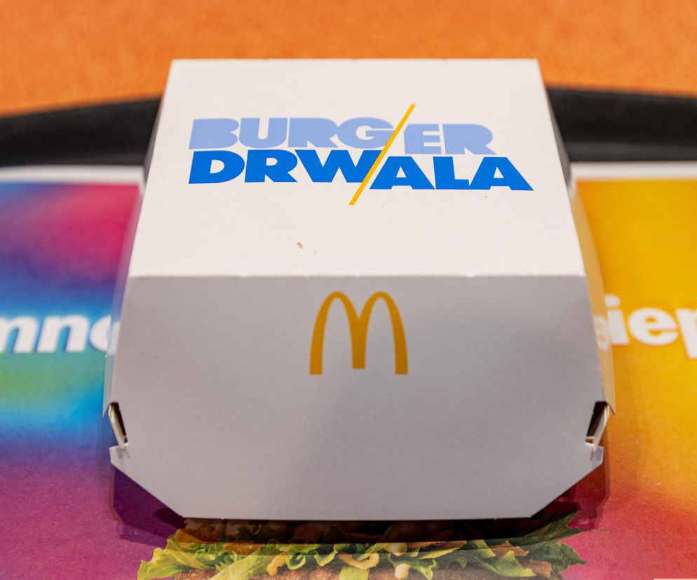 Taki widok na premierze Burgera Drwala w McDonalds. Wielkie zaskoczenie.