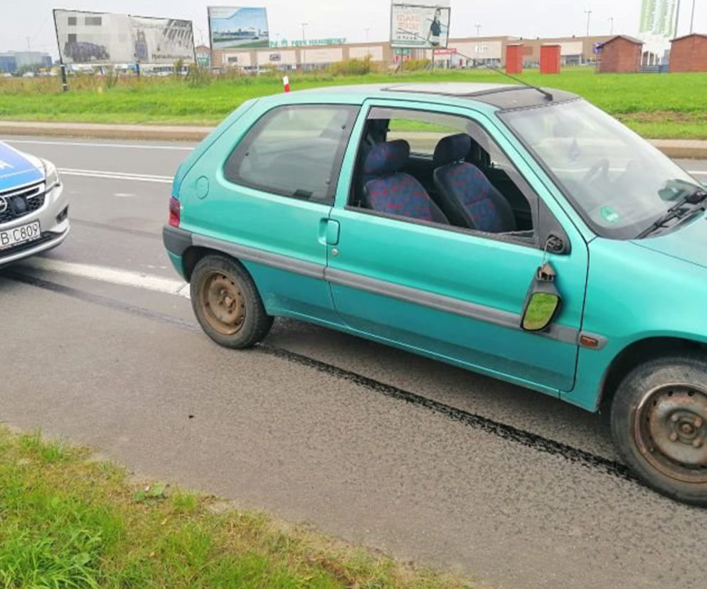Auto bez OC i przeglądu, kierowca po narkotykach