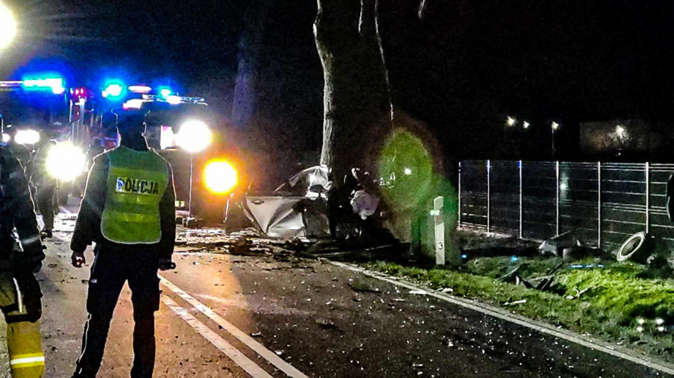 Damian nie dojechał na święta. Prezes klubu piłkarskiego zginął w wypadku pod Iławą