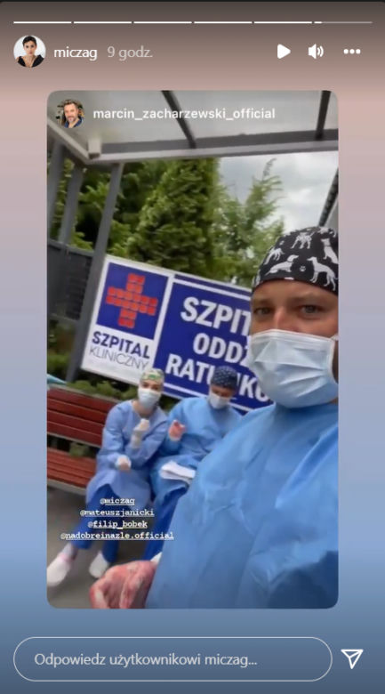 Na dobre i na złe po wakacjach 2022: Michał Wilczewski (Mateusz Janicki), Blanka (Pola Gonciarz), Borys (Marcin Zacharzewski)
