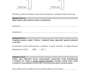Matura 2020 ARKUSZE CKE: Chemia