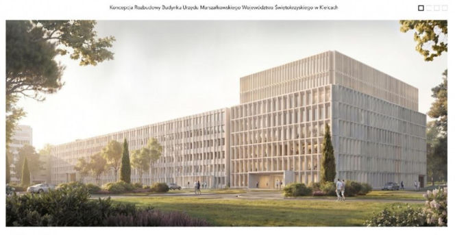 Wizualizacja nowej siedziby ŚUW