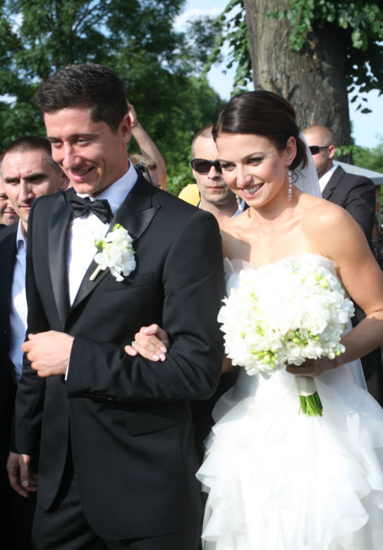 Anna Lewandowska i Robert Lewandowski 2013 rok