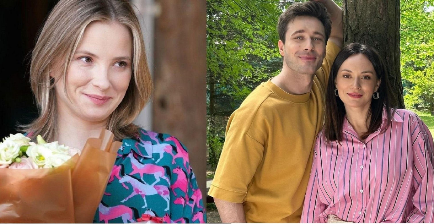 M jak miłość. Sofia (Valeri Guliaieva), Cezary (Marcel Opaliński), Natalia (Maria Dejmek)