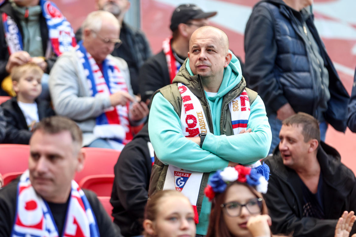 Zdjęcia kibiców i zawodników z derbów Górnego Śląska