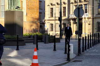 Pierwszy dzień w pracy nowego prezydenta Krakowa Łukasza Gibały