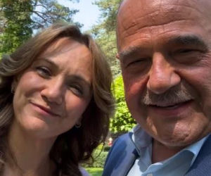 Wielkie spotkanie na planie Rancza. Cezary Żak i Ilona Ostrowska