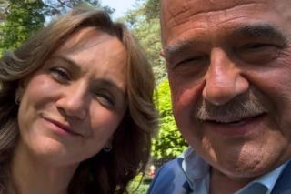 Wielkie spotkanie na planie Rancza. Cezary Żak i Ilona Ostrowska