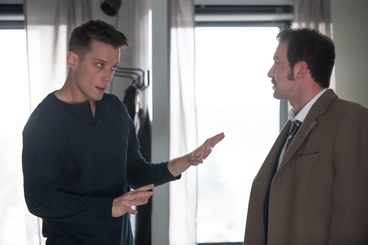 Na Wspólnej, odcinek 3041: Darek (Michał Mikołajczak), Michał (Oskar Stoczyński)