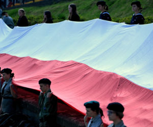 Dzień Flagi Rzeczpospolitej Polskiej w Przemyślu. Tak obchodzono to święto [ZDJĘCIA] 