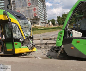 Zderzenie tramwajów w Poznaniu