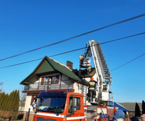 Pożar w Polanach. 