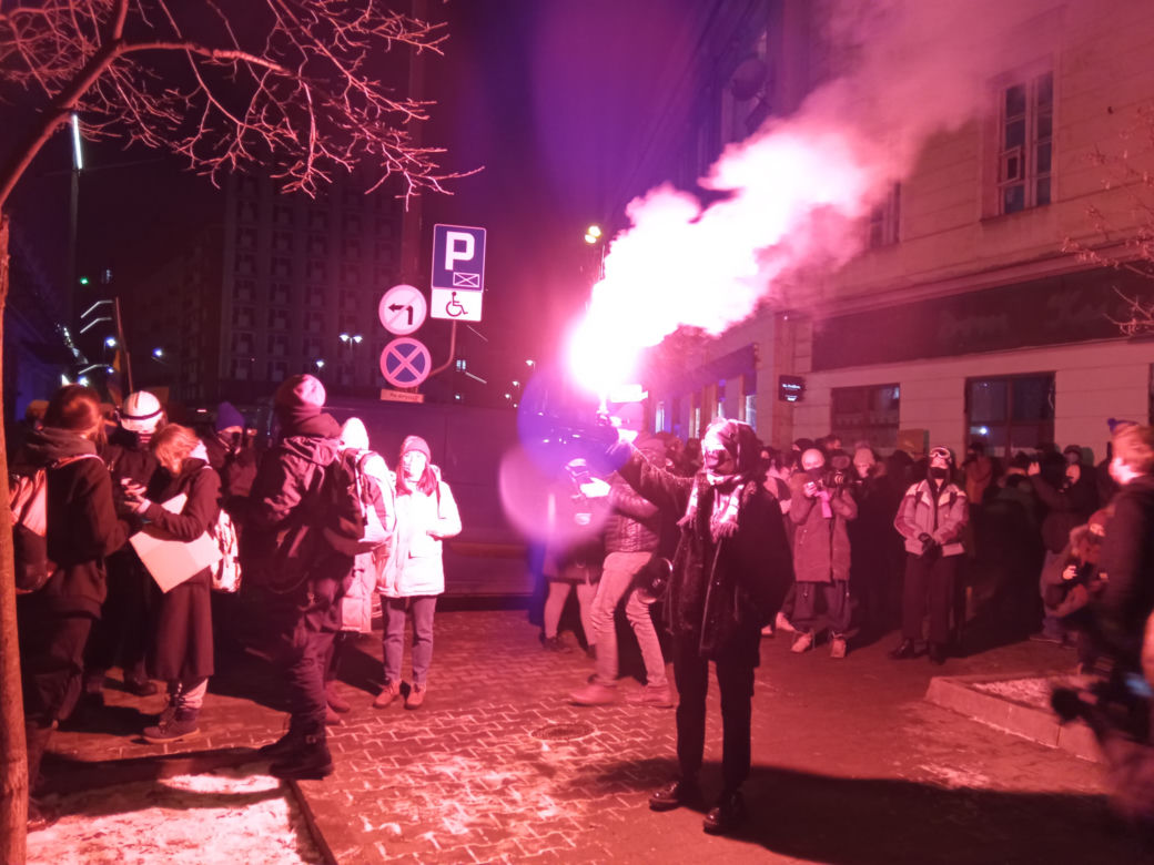 Strajk kobiet w Warszawie (29.01.2021)