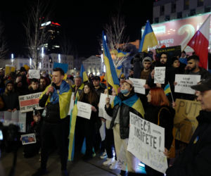 Wojna na Ukrainie. Protest w Katowicach [ZDJĘCIA]
