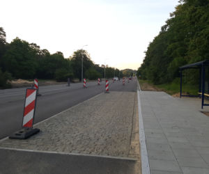 Budowa buspasów w Myślęcinku