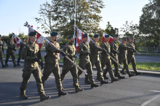 Próba generalna defilady wojskowej w Warszawie
