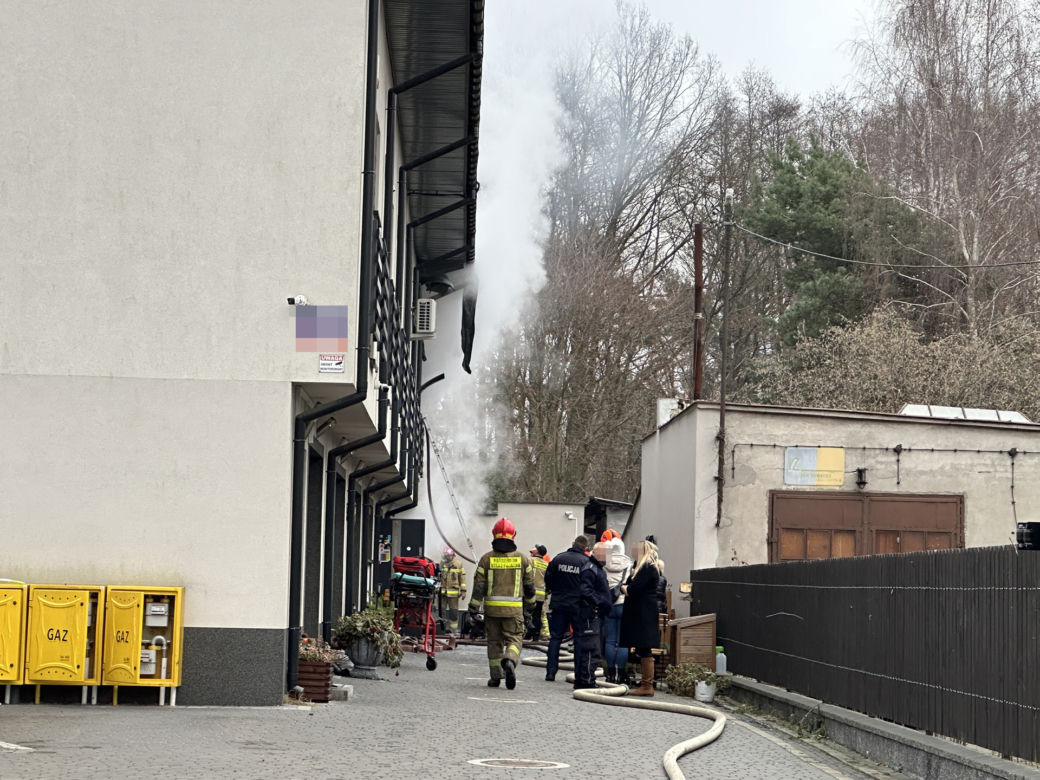 Potworny pożar w Markach. Strażacy znaleźli zwęglone zwłoki