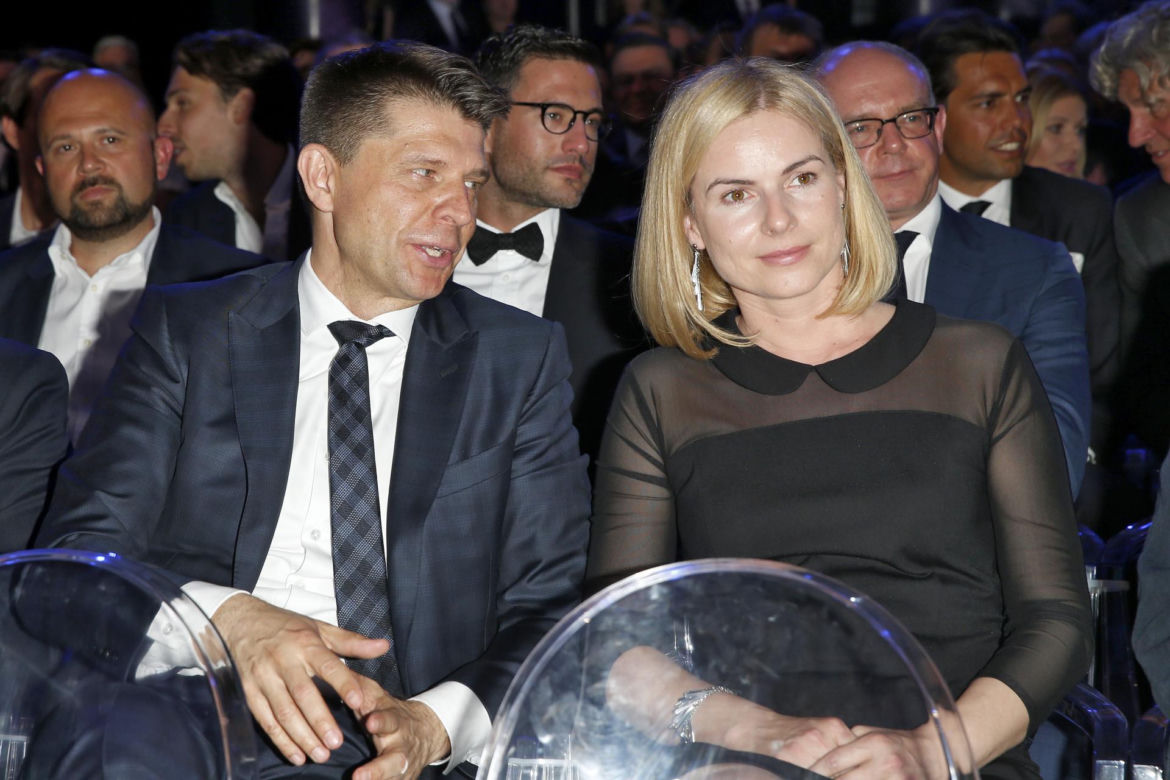 Dawno niewidziany Ryszard Petru z żoną Joanną na salonach