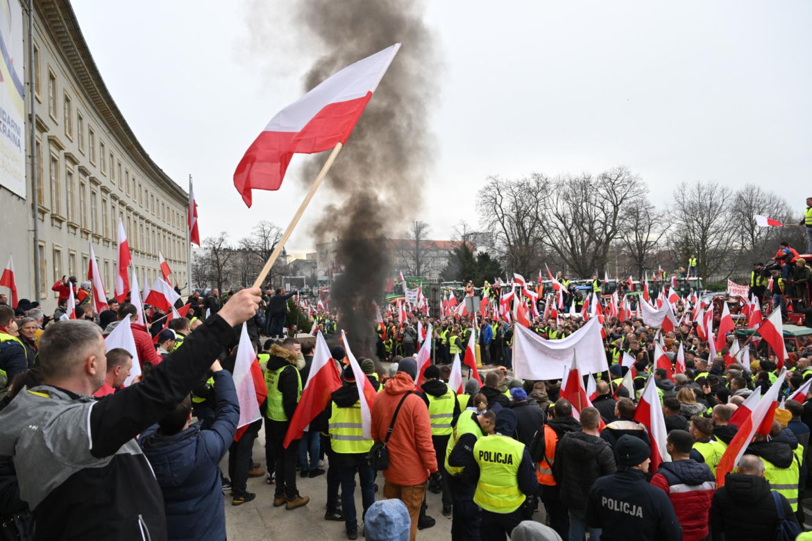 Wrocław. Protest rolników.