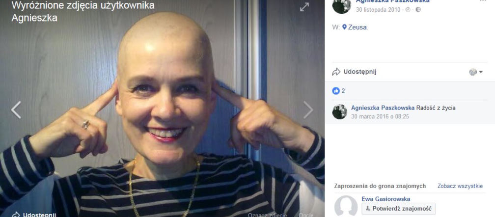 Agnieszka Paszkowska chorowała na raka?