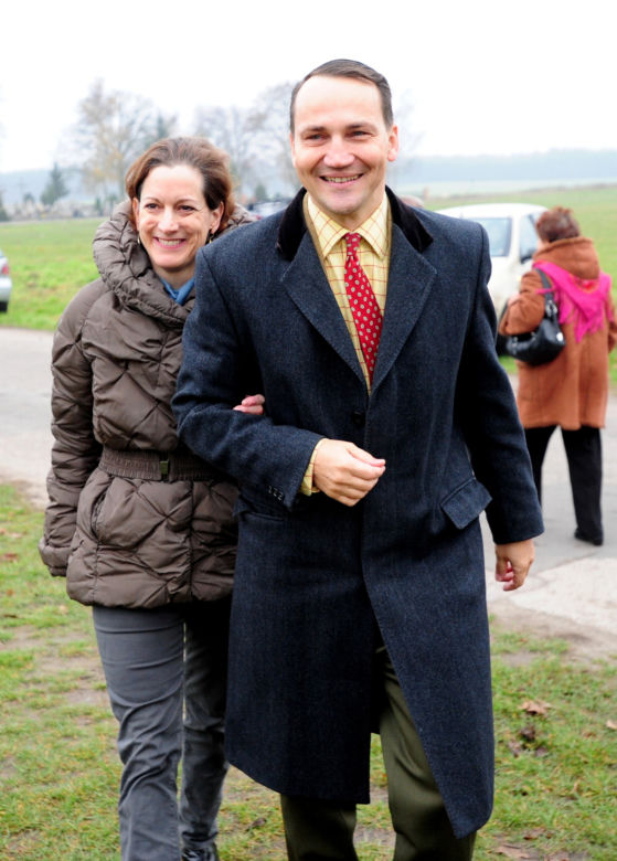 Anne Applebaum i Radosław Sikorski