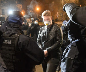 Protest pod domem Kaczyńskiego