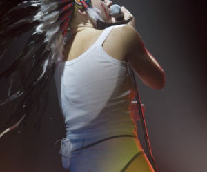 Maria Peszek podczas koncertu