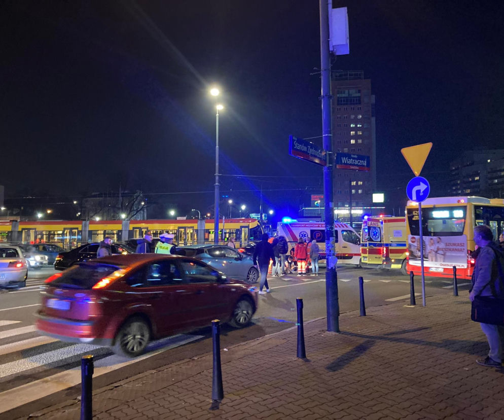 Wypadek przy rondzie Wiatraczna