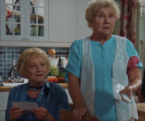 M jak miłość odc. 1556. Kisielowa (Małgorzata Rożniatowska), Barbara (Teresa Lipowska)