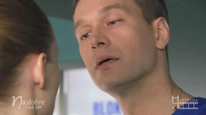 NA DOBRE I NA ZŁE. Wiktoria Consalida (Katarzyna Dąbrowska), Andrzej Falkowicz (Michał Żebrowski)
