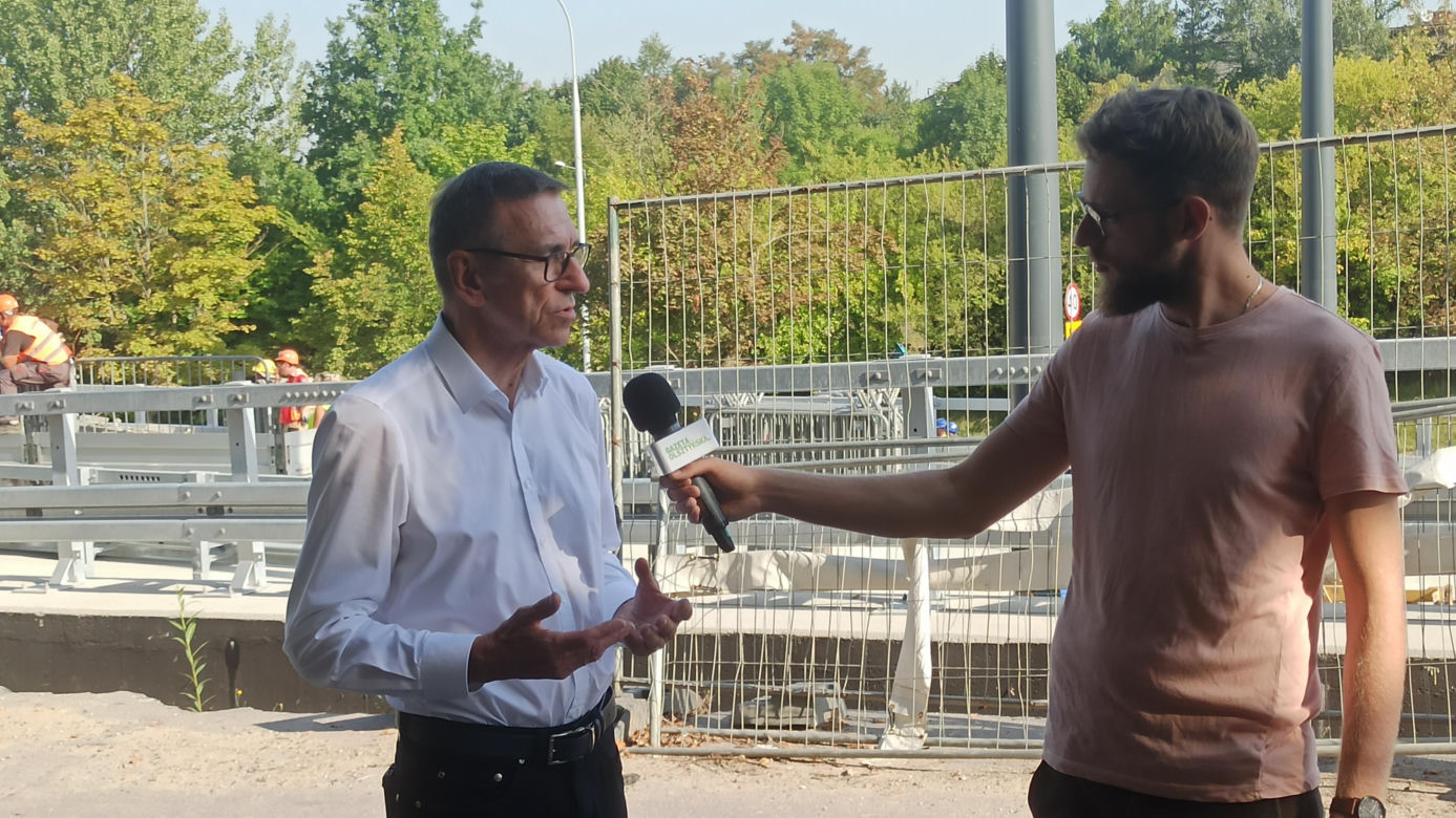 Próby obciążeniowe olsztyńskiej estakady 