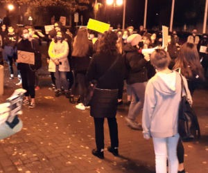 Trzeci dzień protestów w Iławie (28.10.2020)
