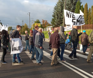 Wielki protest w Skawinie