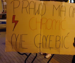 Trzeci dzień protestów w Iławie (28.10.2020)
