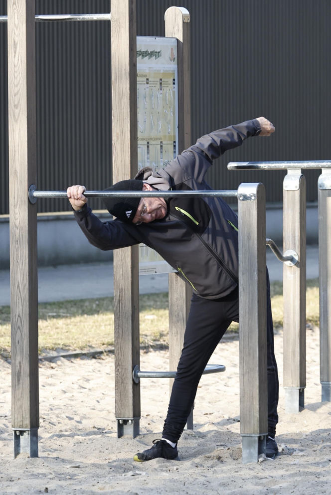 Senator Karczewski trenuje na wiosnę