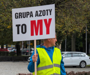 Pikieta przed Grupą Azoty