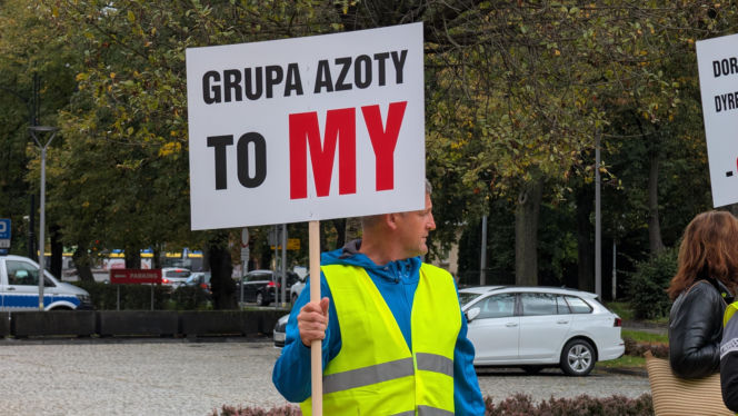 Pikieta przed Grupą Azoty