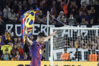 Pożegnanie Lewandowskiego na Camp Nou