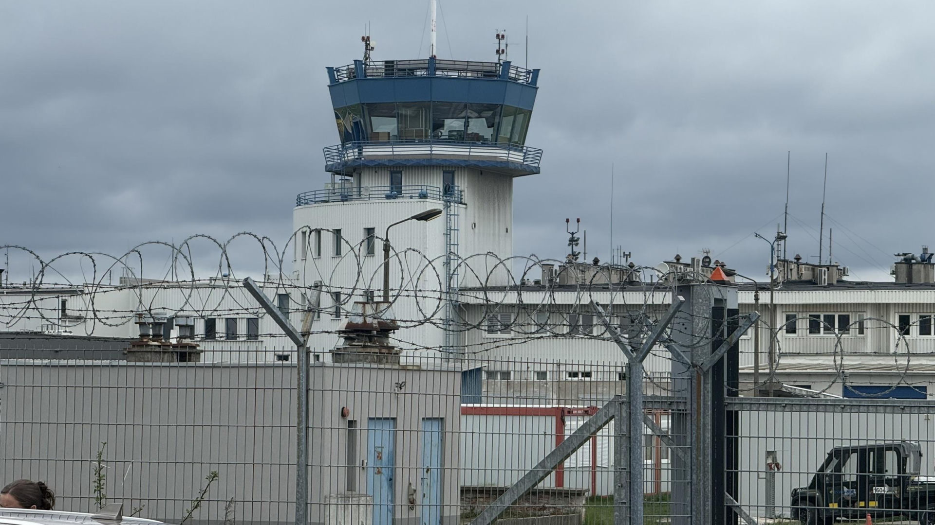 Wieża kontroli lotów na Katowice Airport w Pyrzowicach