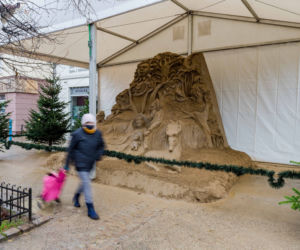 Wielka SZOPKA Z PIASKU w Oliwie