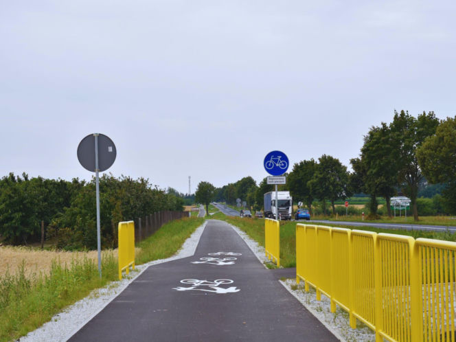 Droga rowerowa Krzywiń Jerka gotowa