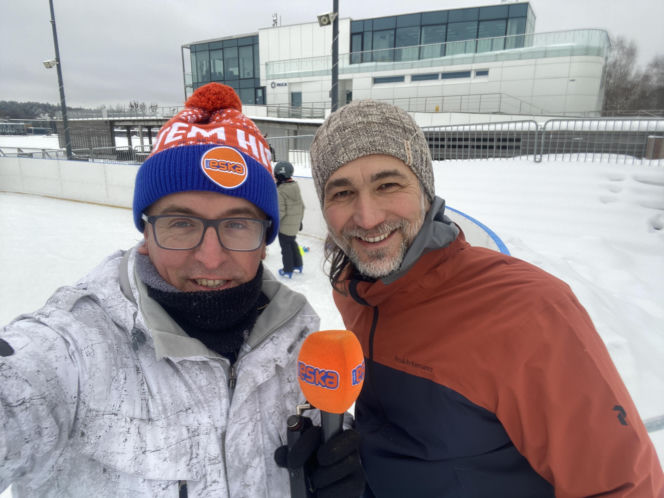Lodowisko w Centrum Rekreacyjno-Sportowym Ukiel
