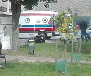 Wypadek w Wolanowie. Pijany kierowca wjechał w motocyklistę.
