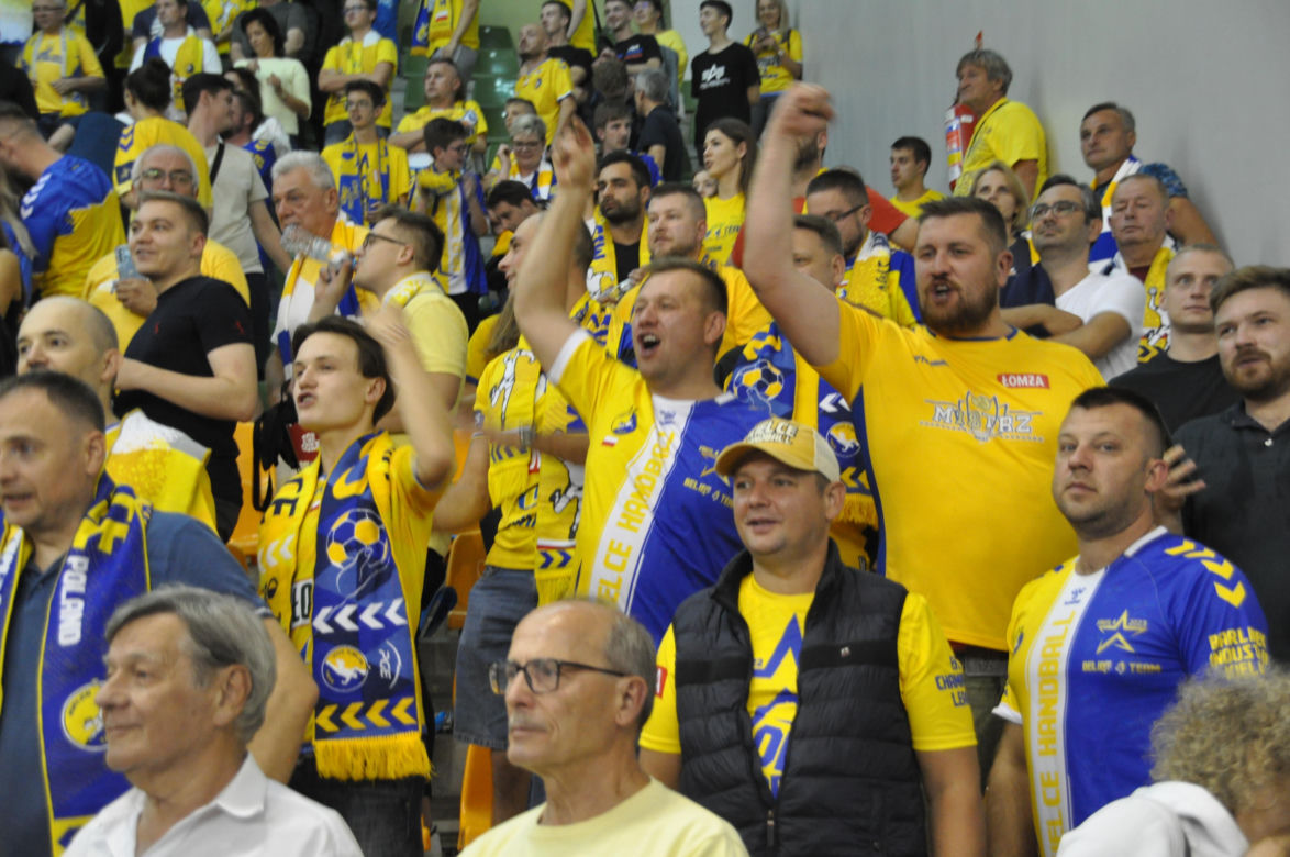 Industria Kielce - Paris Saint-Germain w Lidze Mistrzów. Zobacz zdjęcia kibiców